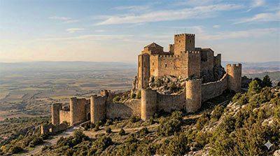 CASTILLO DE LOARRE. La culminación estratégica y arquitectónica del románico europeo